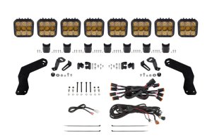 Can-Am Maverick X3 LED Light Bar Kit - Roof - Diode Dynamics - SS5 Pro CrossLink - Yellow - `17-`25 Can-Am Maverick X3 LED Light Bar Kit - Roof - Diode Dynamics - SS5 Pro CrossLink - Yellow - `17-`25